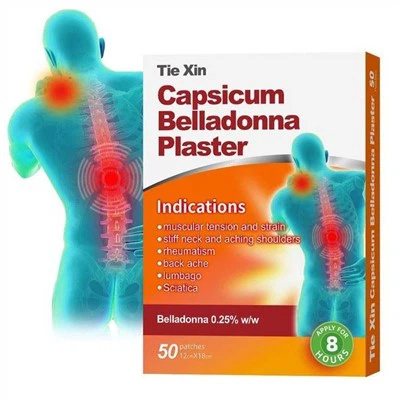 Capsicum poros Adenție la durere belladonna ipsos