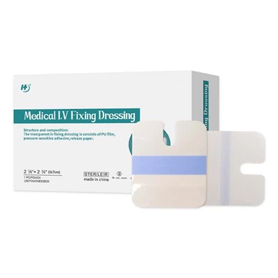 6*7cm IV IV Canula Fixarea pansamentului cu port U