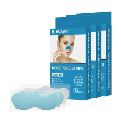 Benzi de pori din capul negru pentru curățarea nasului